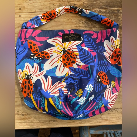 CHALO SEATTLE Eden Collection LADY BUGS boho slouchy purse bag - Picture 1 of 12